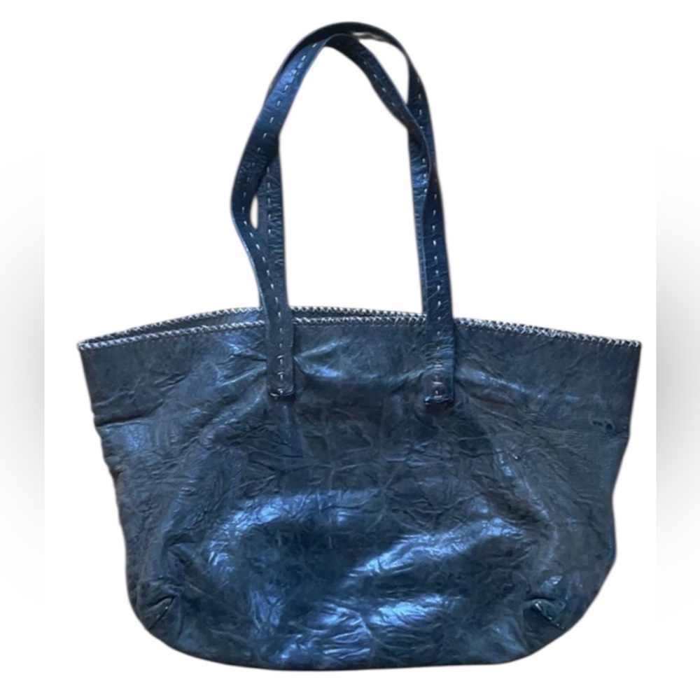 Anouk hand stitched leather bag.